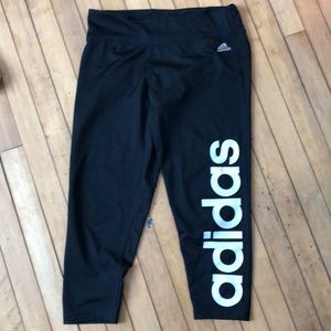 adidas crop workout leggings
